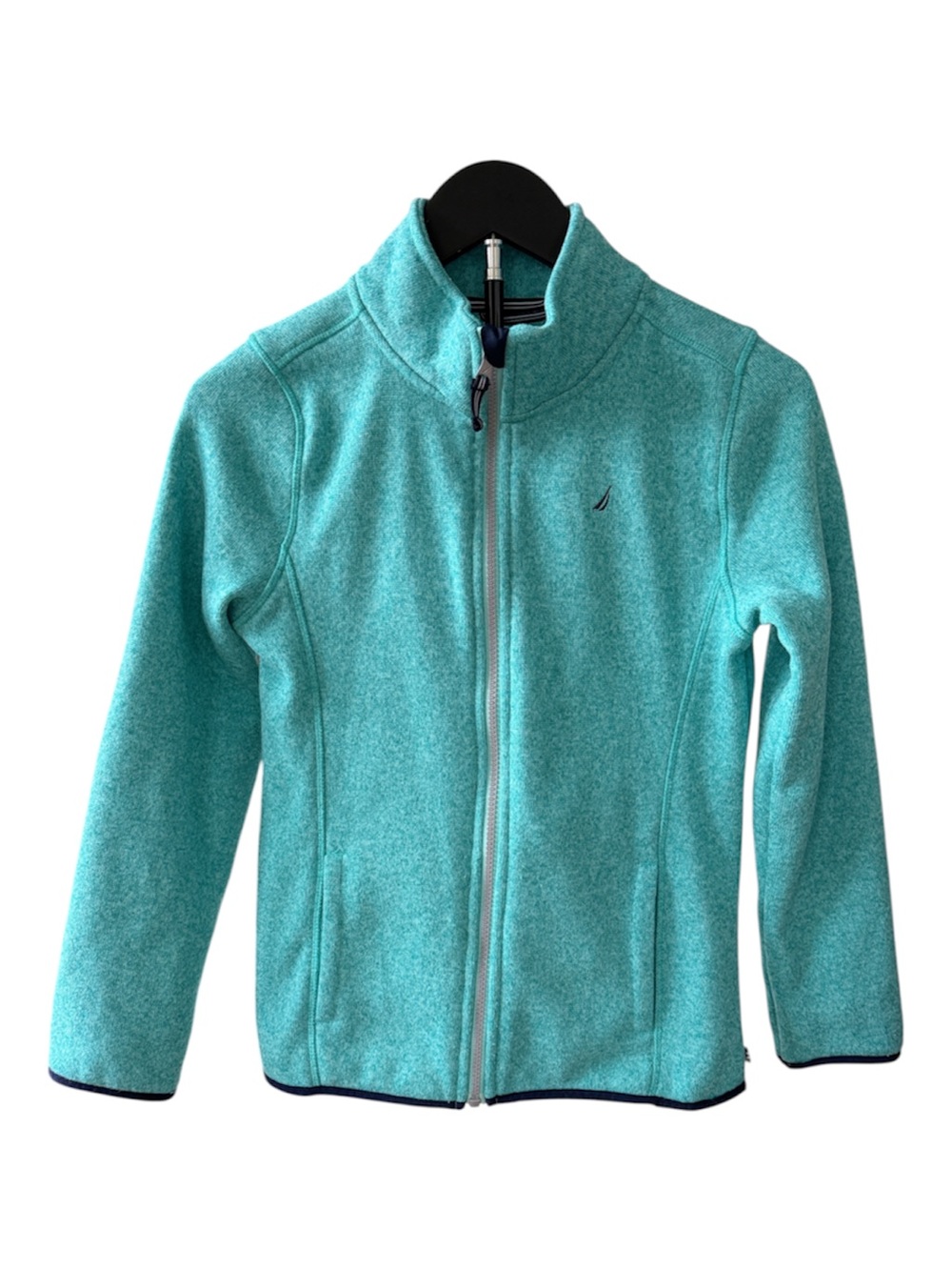 Nautica Kids Teal Full-Zip Fleece Jacket